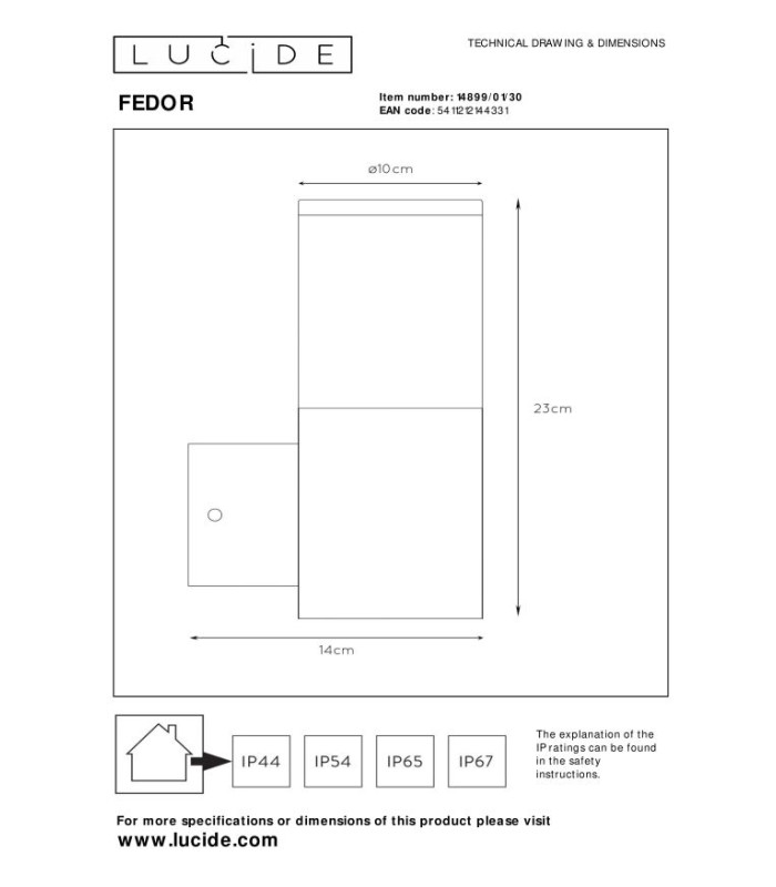 Fedor Modern Wall Light Outdoor-5