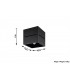 1 Light Ceiling Black, G9 - 4