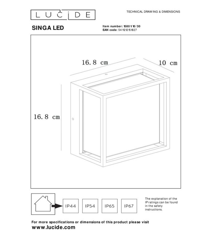 Singa Led Modern Wall Light Outdoor-7