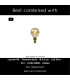 Madee Modern Ceiling Spotlight Bar - 3xE14 - Black