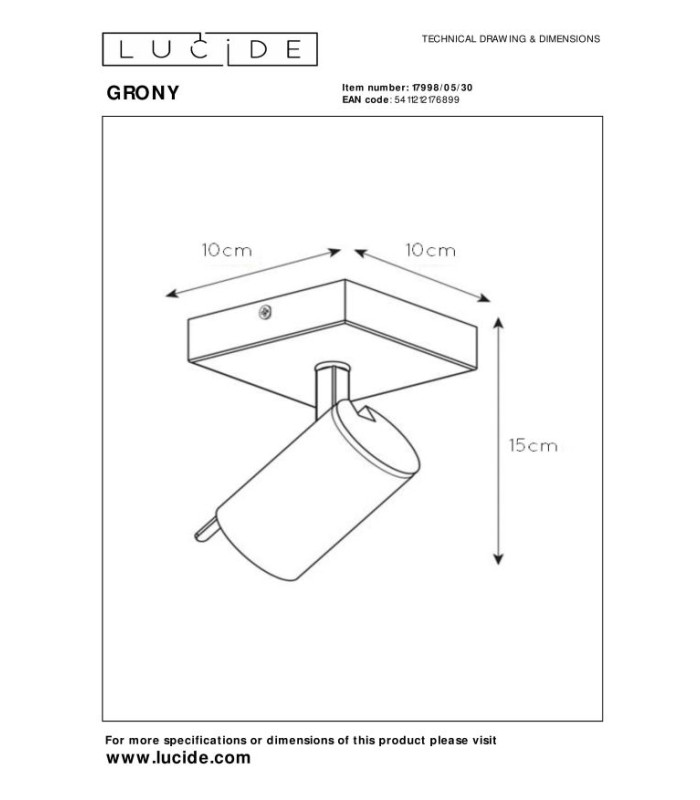 Grony Modern Ceiling Spotlight-5
