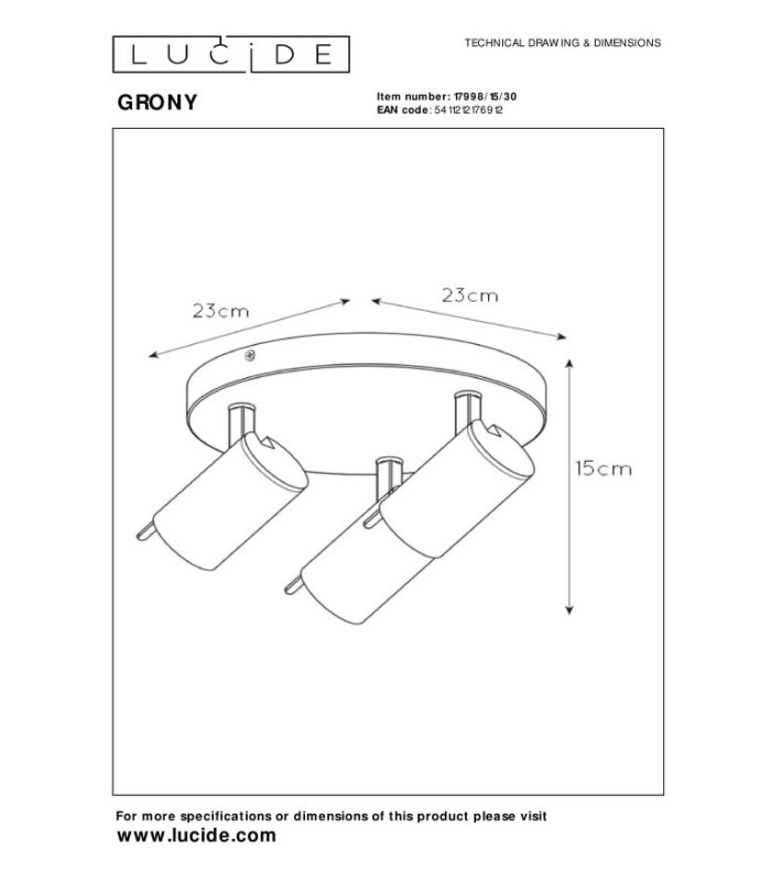 Grony Modern Ceiling Spotlight-7