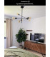 Lester Modern 59cm Flush Ceiling Light-10