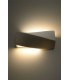 1 Light Ceramic Flush Wall Light White, E27 - 4
