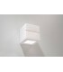 1 Light Ceramic Flush Wall Light White, E27 - 3