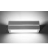 1 Light Ceramic Flush Wall Light White, E27 - 4