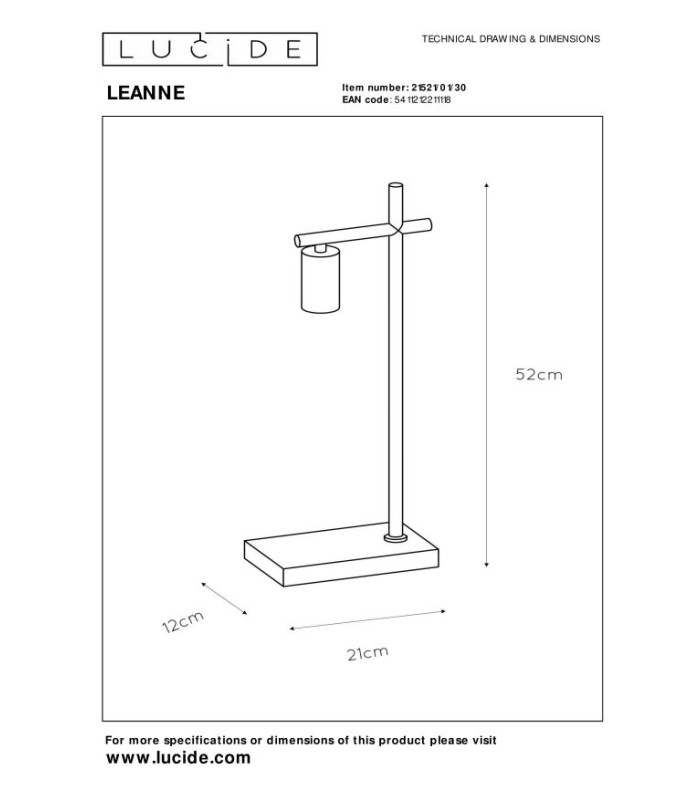 Leanne Modern Table Lamp-9