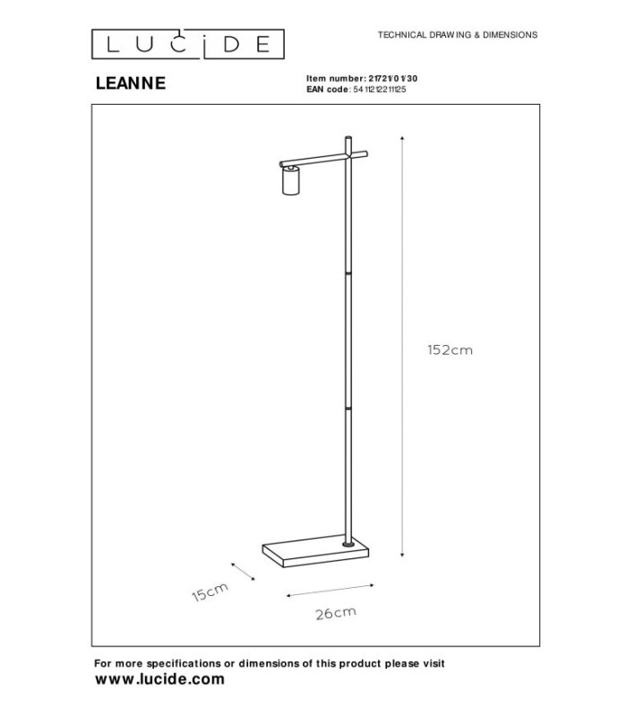 Leanne Modern Floor Lamp-8