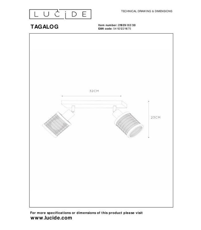 Tagalog Scandinavian Twin Ceiling Spotlight-9
