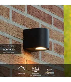Zora-Led Modern Wall Spotlight Outdoor-2