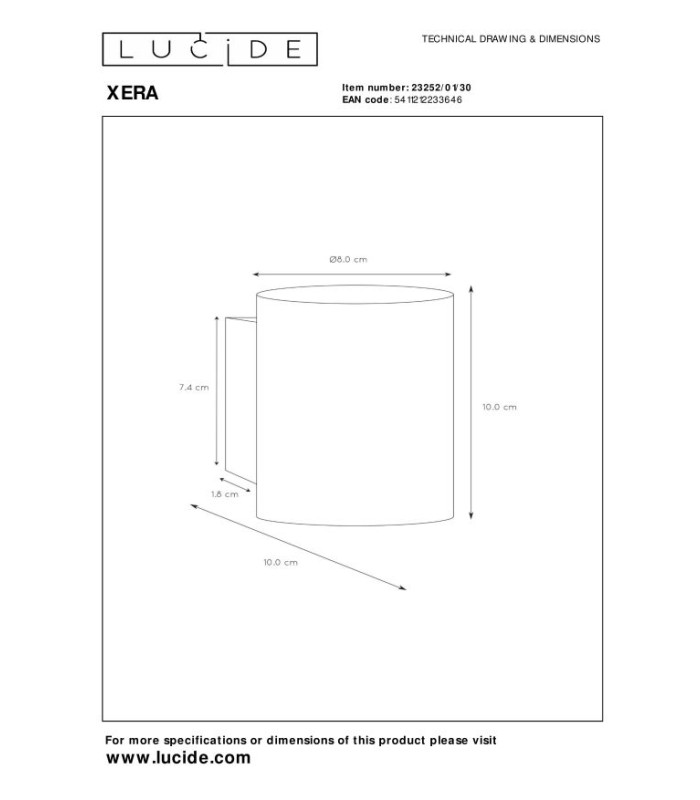 Xera Modern Up Down Wall Light-10