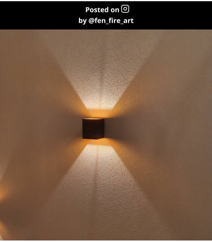 Xera Modern Square Up Down Wall Light-10