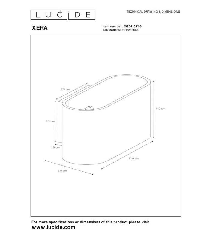 Xera Modern Up Down Wall Light-8