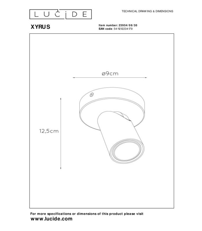 Xyrus Modern Ceiling Spotlight-6