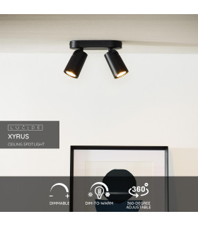 Xyrus Modern Twin Ceiling Spotlight-2