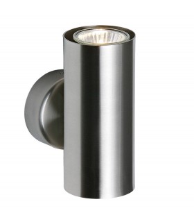 2 Light Up & Down Wall Light Satin Nickel, GU10 - 1