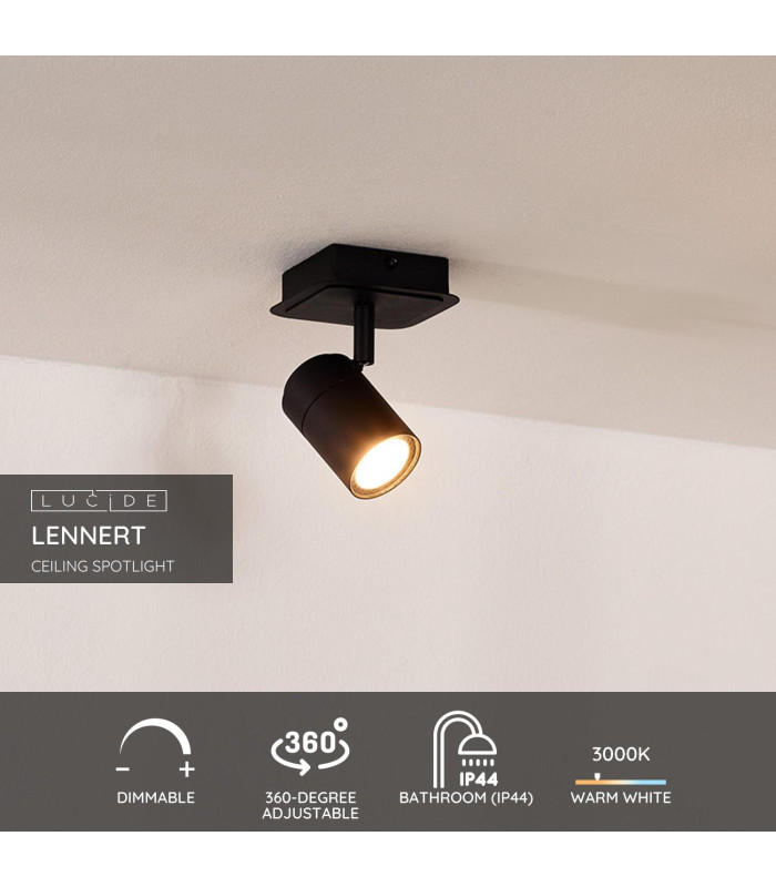 Lennert Modern Ceiling Spotlight Bathroom-2