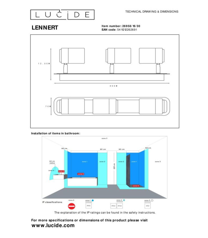 Lennert Modern Ceiling Spotlight Bar Bathroom-13