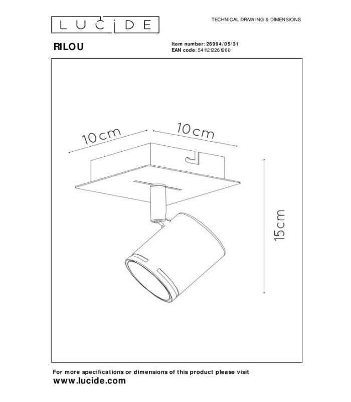 Rilou Modern Ceiling Spotlight-5