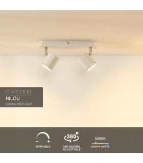 Rilou Modern Twin Ceiling Spotlight-2