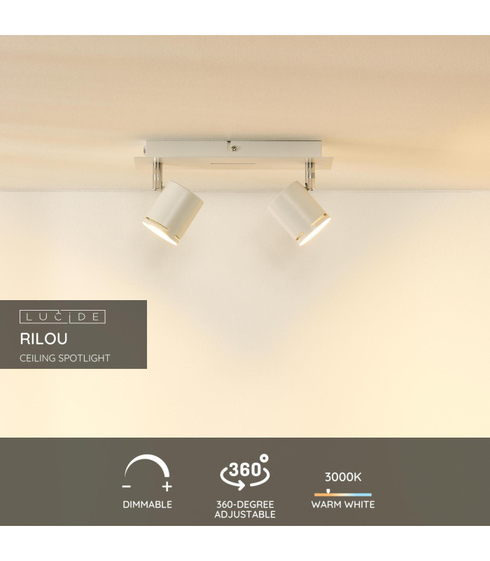 Rilou Modern Twin Ceiling Spotlight-2