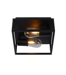 Carlyn Modern Flush Ceiling Light Bathroom-1