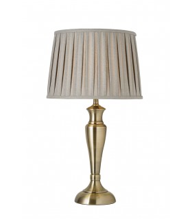 Table Lamp Antique Brass, E27 - 1