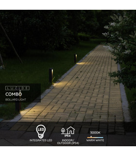 Combo Modern Pedestal Light Outdoor-2