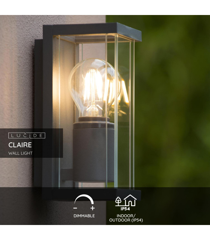 Claire Modern Wall Lantern Light Outdoor-2