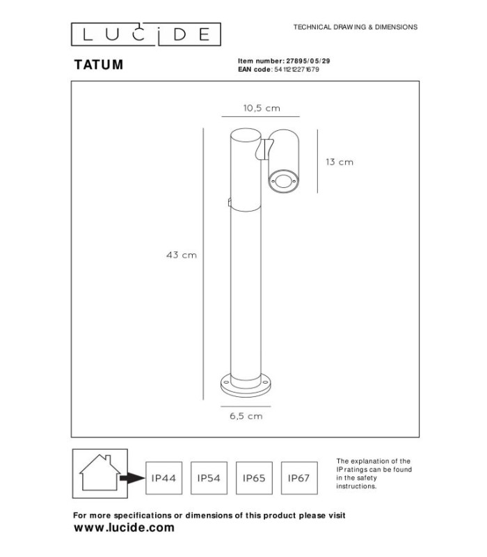 Tatum Modern Bollard Light Outdoor-9