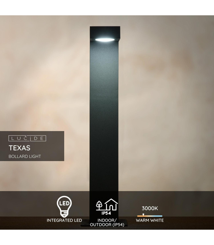 Texas Modern 40cm Bollard Light Outdoor-2