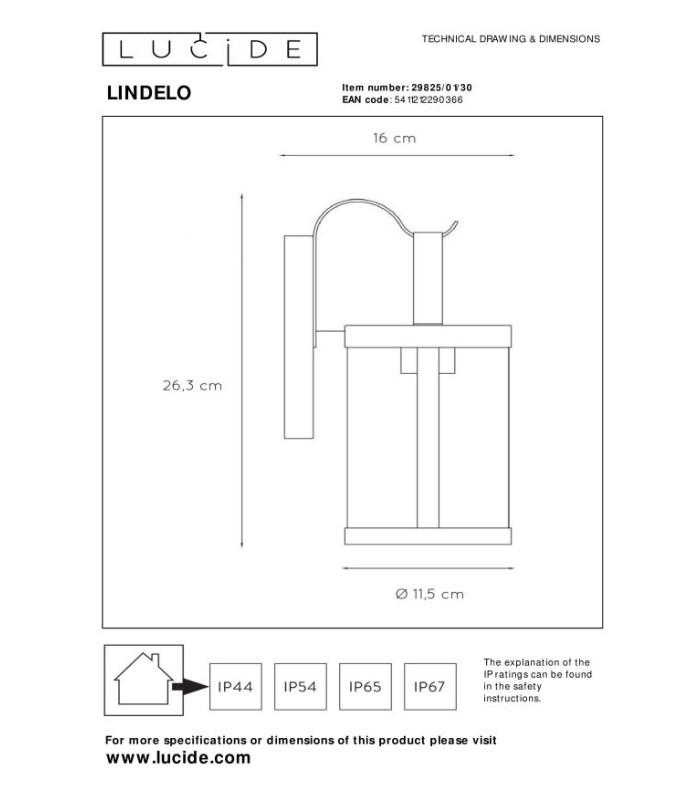 Lindelo Cottage Wall Lantern Light Outdoor-8