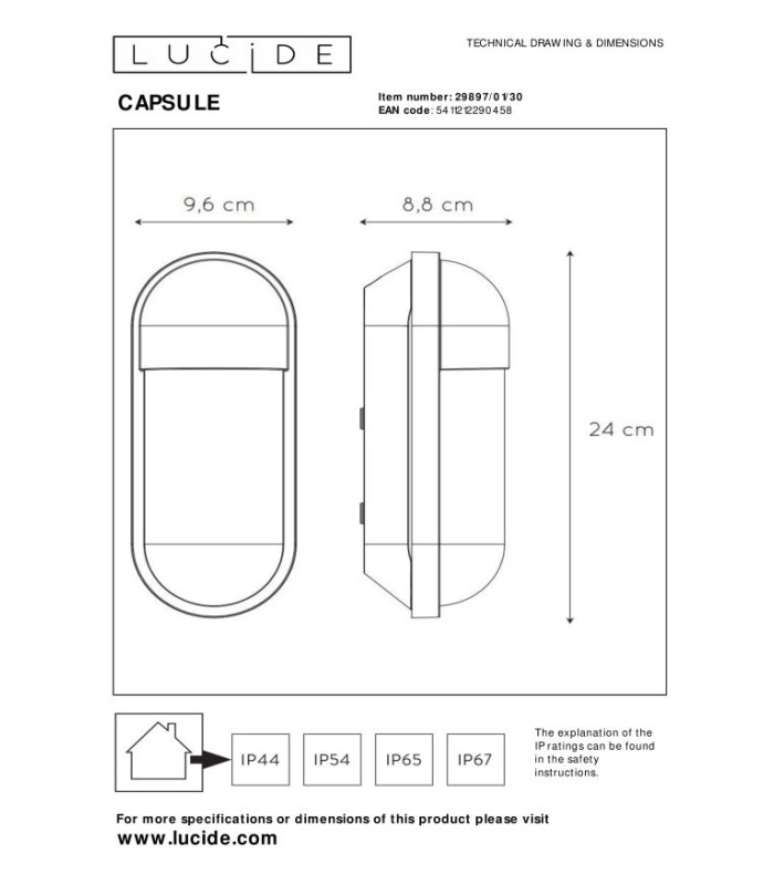 Capsule Classic Wall Light Outdoor-6