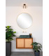Tyler Retro Flush Ceiling Light Bathroom-4