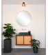 Tyler Retro Flush Ceiling Light Bathroom-5