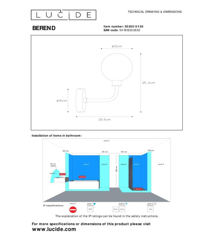 Berend Classic Wall Light Bathroom-11