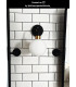 Berend Classic Wall Light Bathroom - 1xG9 - IP44 - Black