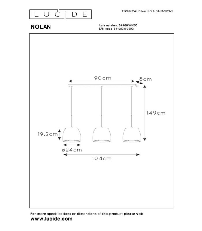 Nolan Classic Bar Pendant Light-10