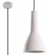 1 Light Dome Ceiling Pendant White, E27 - 1