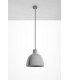 1 Light Dome Ceiling Pendant White, E27 - 4