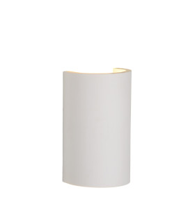 Gipsy Modern Half Pipe Plaster Wall Light-1