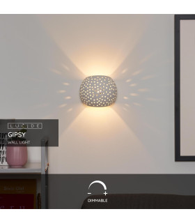 Gipsy Modern Half Round Plaster Wall Light-2