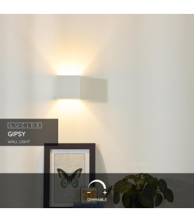 Gipsy Modern Square Plaster Wall Light-2