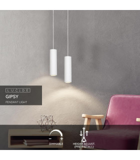 Gipsy Modern Slim Plaster Pendant Light-2