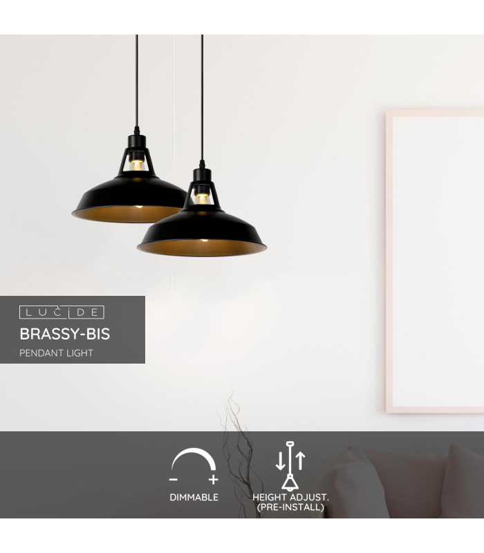 Brassy-Bis Industrial Pendant Light-2