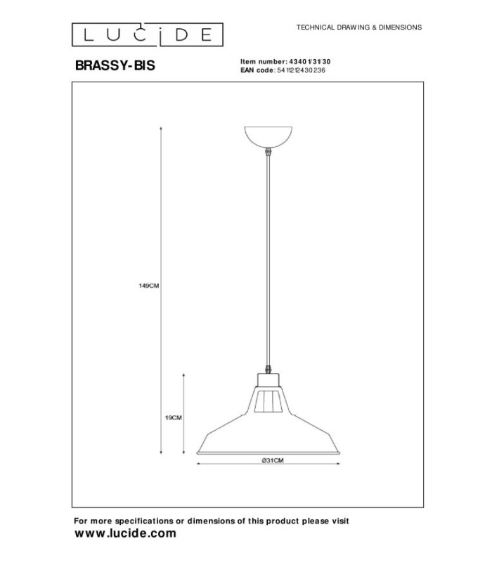Brassy-Bis Industrial Pendant Light-7