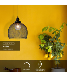 Mesh Vintage Pendant Light-2