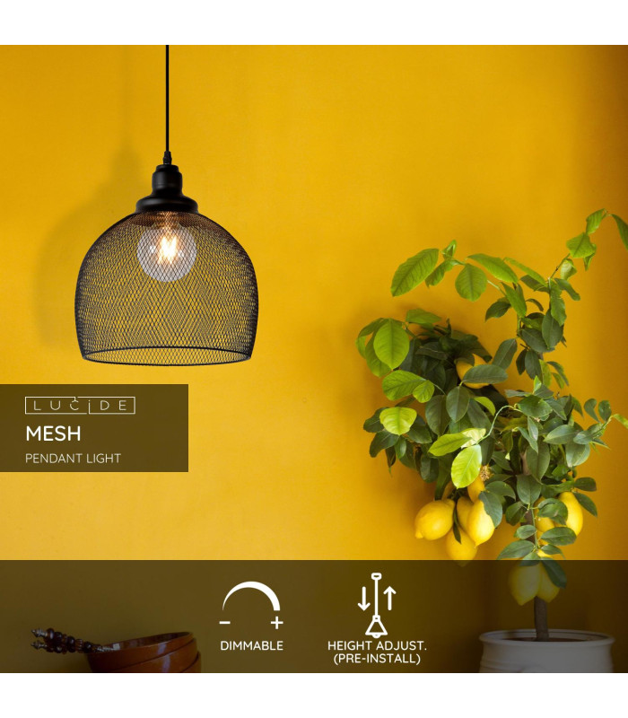 Mesh Vintage Pendant Light-2