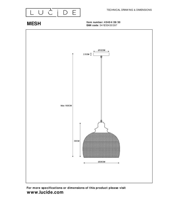 Mesh Vintage Pendant Light-8