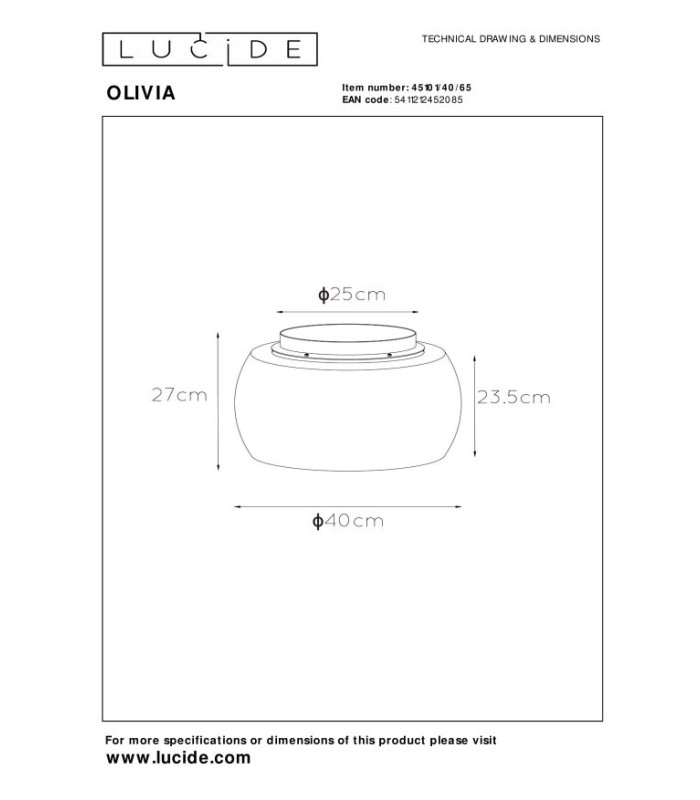 Olivia Modern Flush Ceiling Light-5